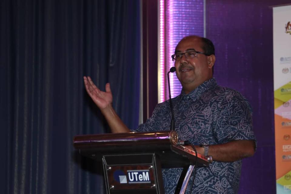 Ucapan dari wakil mantan ahli LPU iaitu Datuk Seri Haji Naim Abu Baka